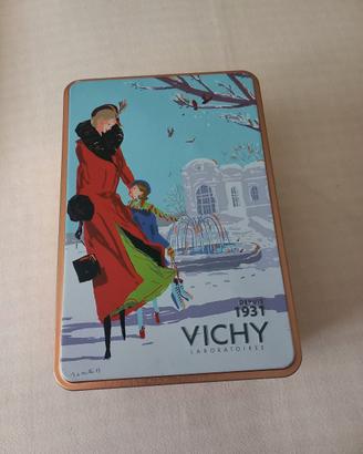 Scatola latta  da collezione Vichy Laboratoires 