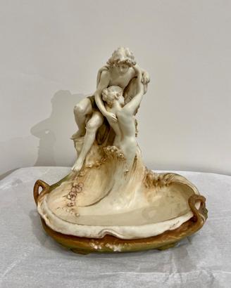 Gli amanti - Porcellana Royal Dux firmata Hampel