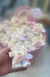 Bomboniere Portachiavi in macramè