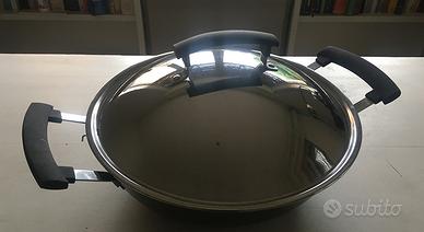 Wok in ferro pesante