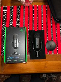 Microfono professionale Razer Seiren V2 PRO