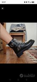 Scarpe Nere Donna Ragazza Teenager Bambina
