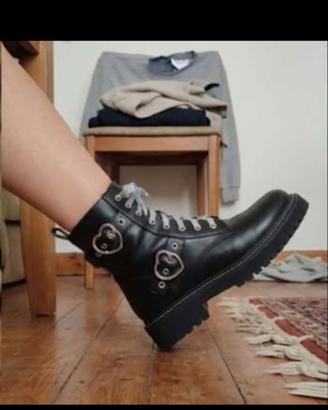 Scarpe Nere Donna Ragazza Teenager Bambina