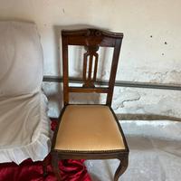 6 sedie come in foto Da abbinare a tavolo rotondo