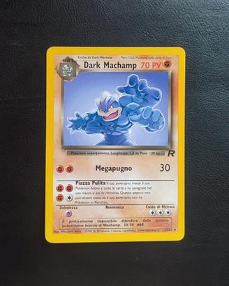 Carta Pokémon Dark Machamp rara 27/82 ita