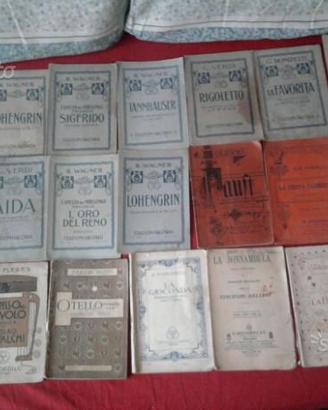 Stock libretti d'opera fine '800 inizio '900