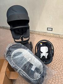 Set completo Stokke Xplory rich black passeggino