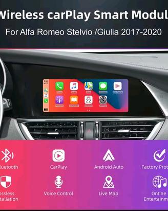 modulo android auto Apple  carply Giulia/stelvio