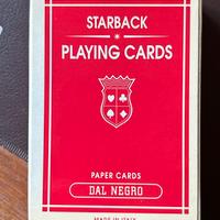 Mazzo di carte Starback Dal negro per mercato USA