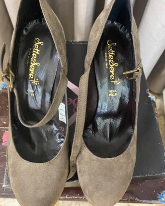 Décolleté camoscio