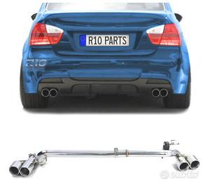 KIT CONVERSIONE SCARICO BMW E90 E91 LOOK M DOPPIO 