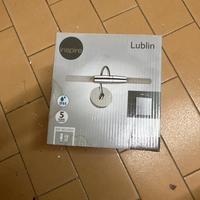 Applique bagno neoclassico Lublin grigio INSPIRE