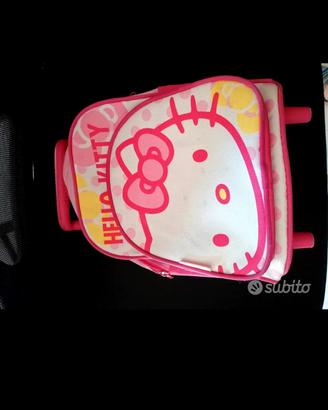 Zainetto trolley per asilo Hello Kitty 