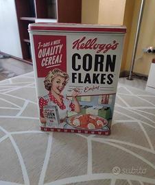 scatola latta corn flakes 