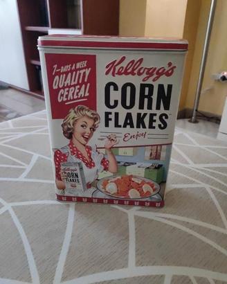 scatola latta corn flakes 