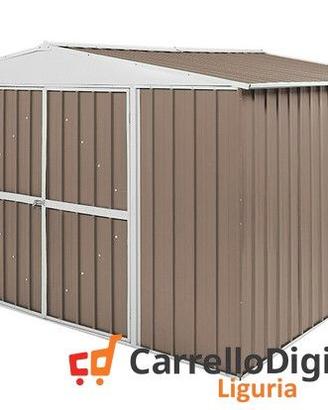 Box in Acciaio da giardino 360x345cm tortora