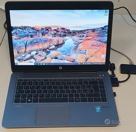 HP Folio 1040 G1, Intel i7, 8GB RAM, 120 SSD Nvme