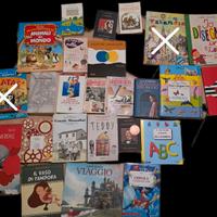 Lotto Ventina di libri bambini/adulti