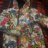 Giubbino ragazzo reversibile graffiti