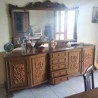 Soggiorno completo in legno