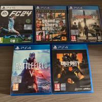 Lotto Giochi PS4/PS5. Prezzo per gioco.