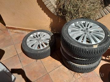 cerchi 16 pollici e gomme termiche opel corsa 2011