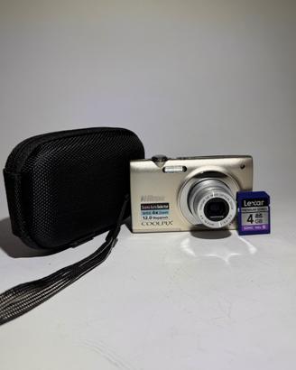 Nikon Coolpix S2500 Grigia – 12MP CCD – Zoom 4x