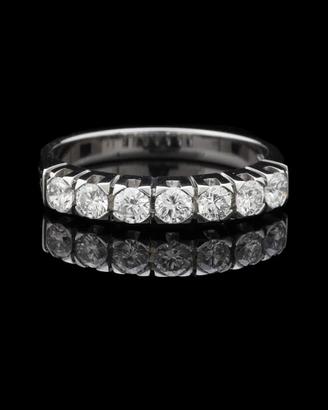 ANELLO VERETTA IN ORO BIANCO 18KT BRILLANTI 0.66CT