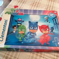 2 puzzle 3-6 anni Pigiamini + Topolino completi