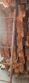 100 travi in legno massello 202 cm 10×6,5 cm