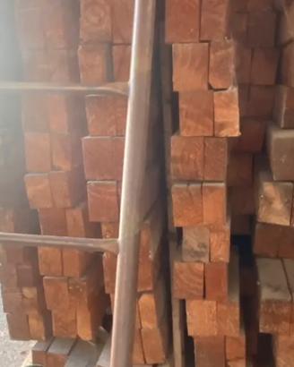 100 travi in legno massello 202 cm 10×6,5 cm