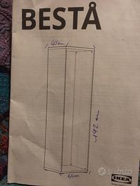 Scafali ikea nuovi