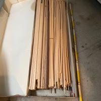 Listelli e tavole 1m legno balsa per modellismo