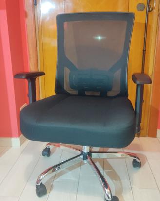 Sedia Ergonomica XL - Regolabile a rotelle 200kg