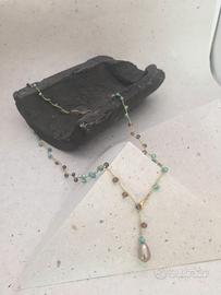 COLLANE FATTE A MANO CRISTALLI PIETRE DURE