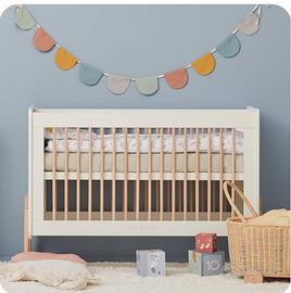 lettino in legno con materasso NUOVO