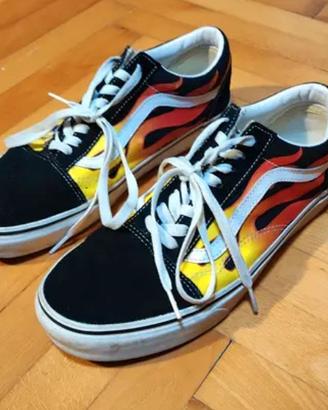Vans flame old school 43