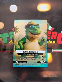 Carta 100/150 Brainrot BOOMERAURO REX