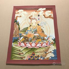 Thangka Divinità Padmadambhava - Dipinto Tibetano
