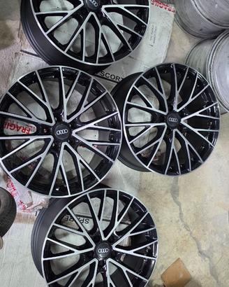 Cerchi Lega 19 Mak (Nero) Speciale Audi 5 fori
