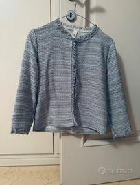 Giacca azzurra modello Chanel