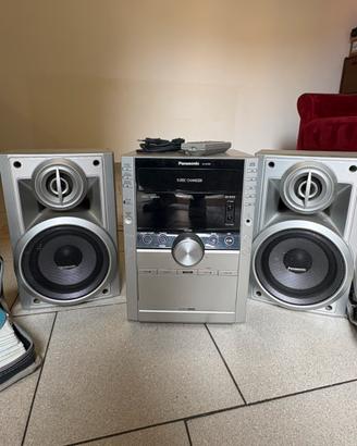 Stereo Panasonic SA-AK350 + 2 casse + Telecomando