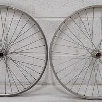 Coppia di cerchi 28 pollici con raggi.