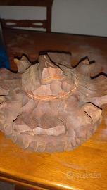 Grolla Valdostana in legno lavorata a mano