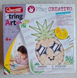 Gioco String Art - Disegna con filo e chiodini