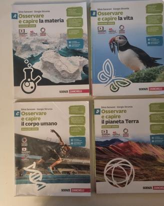 set libri di scienze zacchinelli