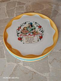 Set da 5 piatti da pizza 