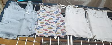 canottiere intime bimbo 3/4 anni