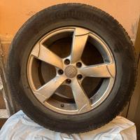 4 cerchi (AUDI)completi di gomme termiche