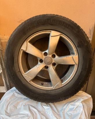 4 cerchi (AUDI)completi di gomme termiche